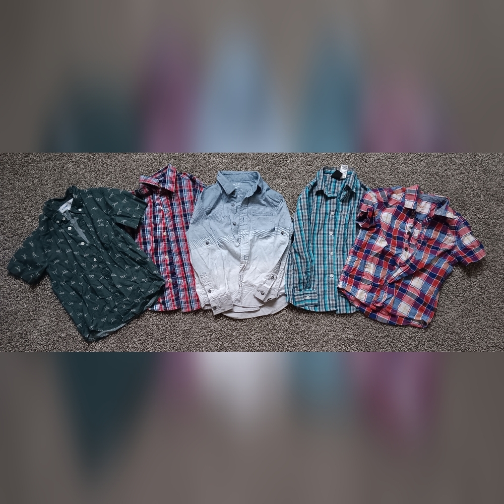 Little Boy's Button Up Shirts Lot